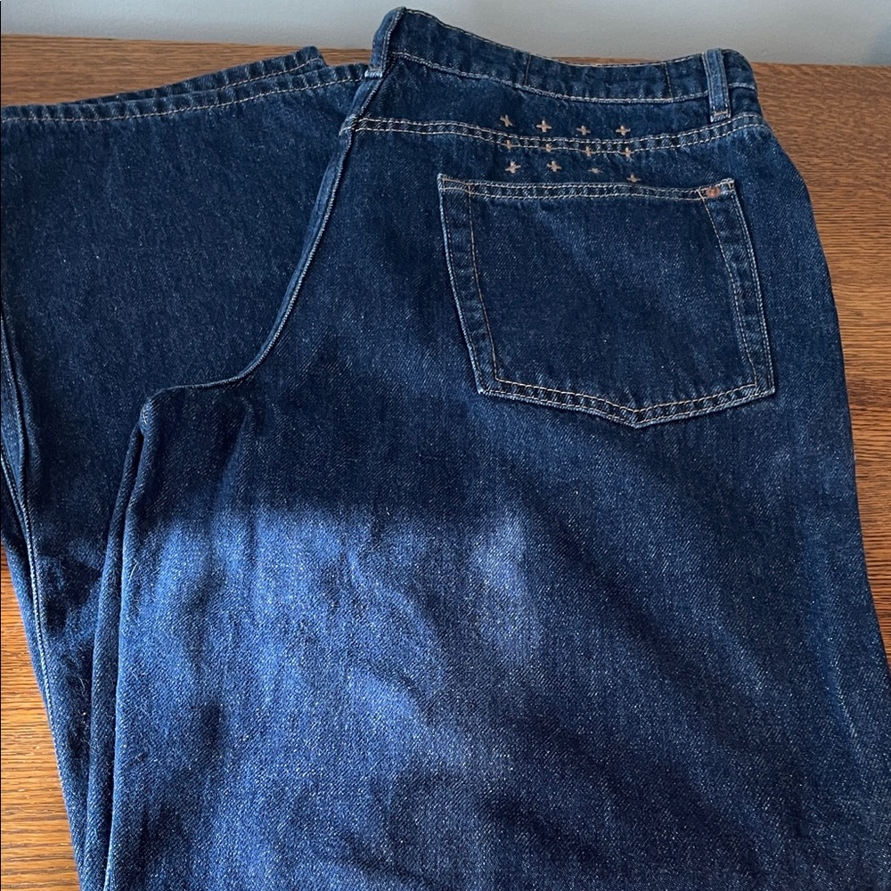 Ksubi Dark Blue Flare Jeans